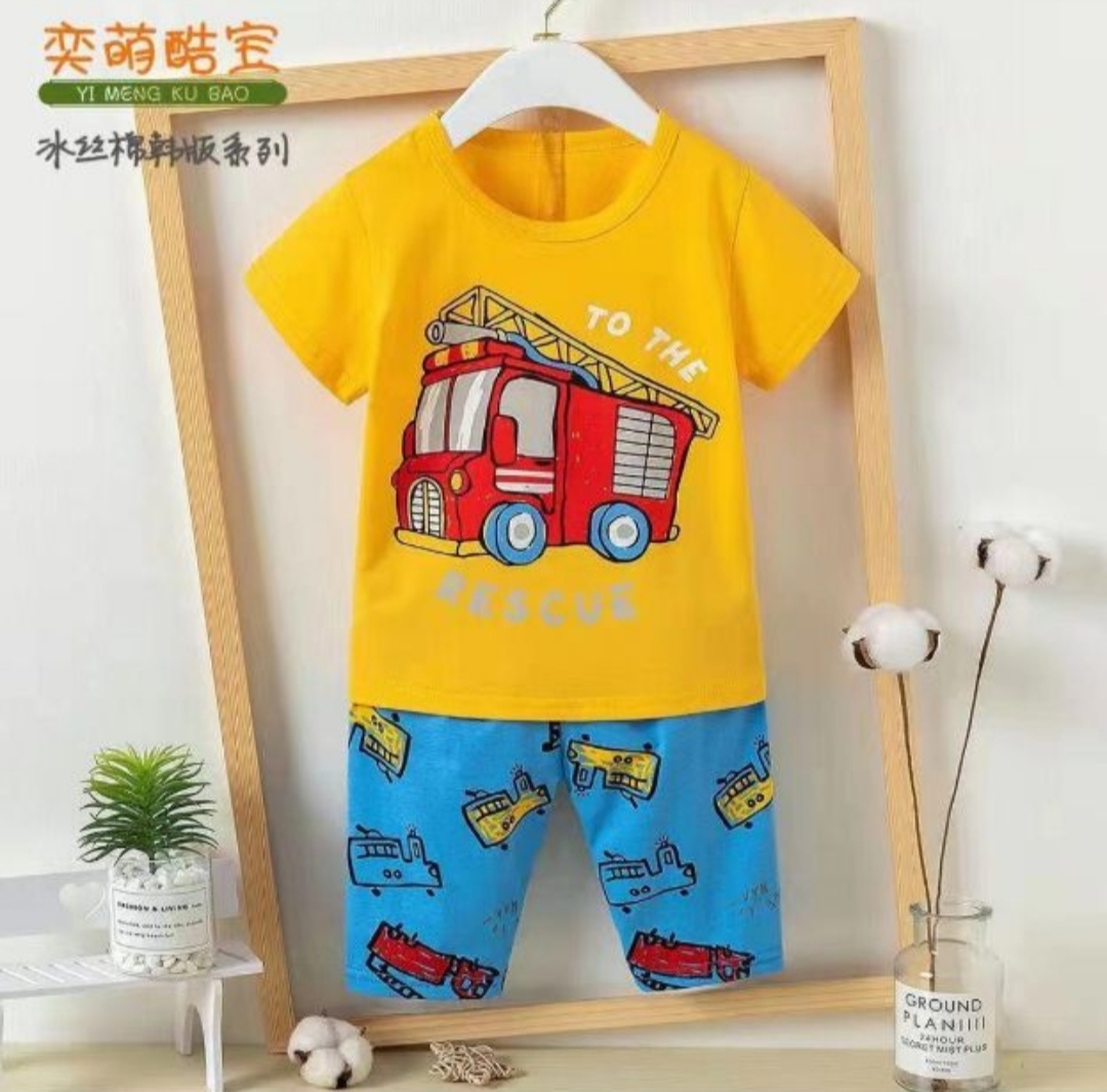 IMG_20241013_012054 تیشرت و شورتک نخ پنبه وارداتی - Image 1